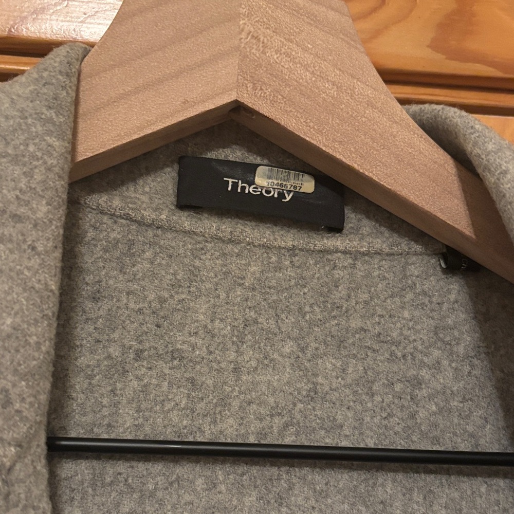 Theory Gray Utility Jacket - image 2